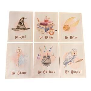 Set of 6 Magical “Be” Canvas Prints Harry Potter Inspired Wall Art New in Box